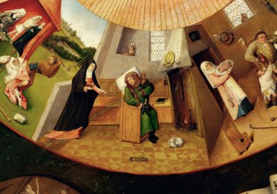 Die sieben Hauptsünden und die vier Letzten Dinge von Hieronymus Bosch